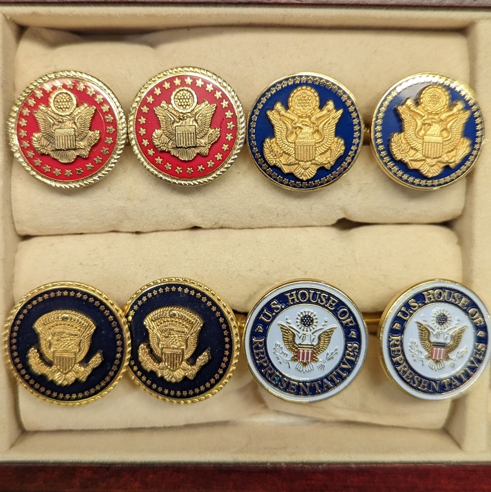 Set of 4 U.S. Government Cuff Links